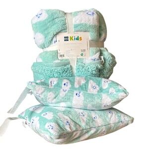 The Big One Kids Happy Cloud Sherpa Throw & Pillow Gift Set